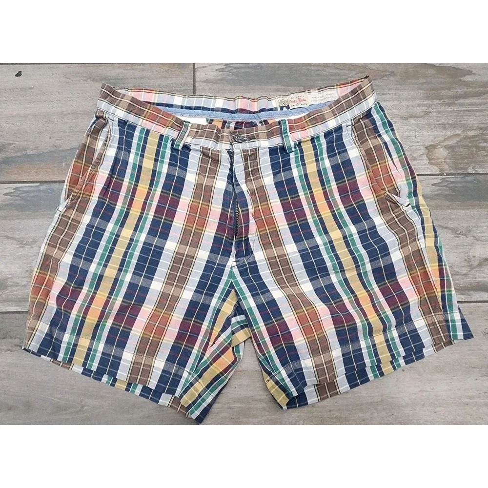 Polo Ralph Lauren India Madras Plaid Chino Shorts Classic Fit 6